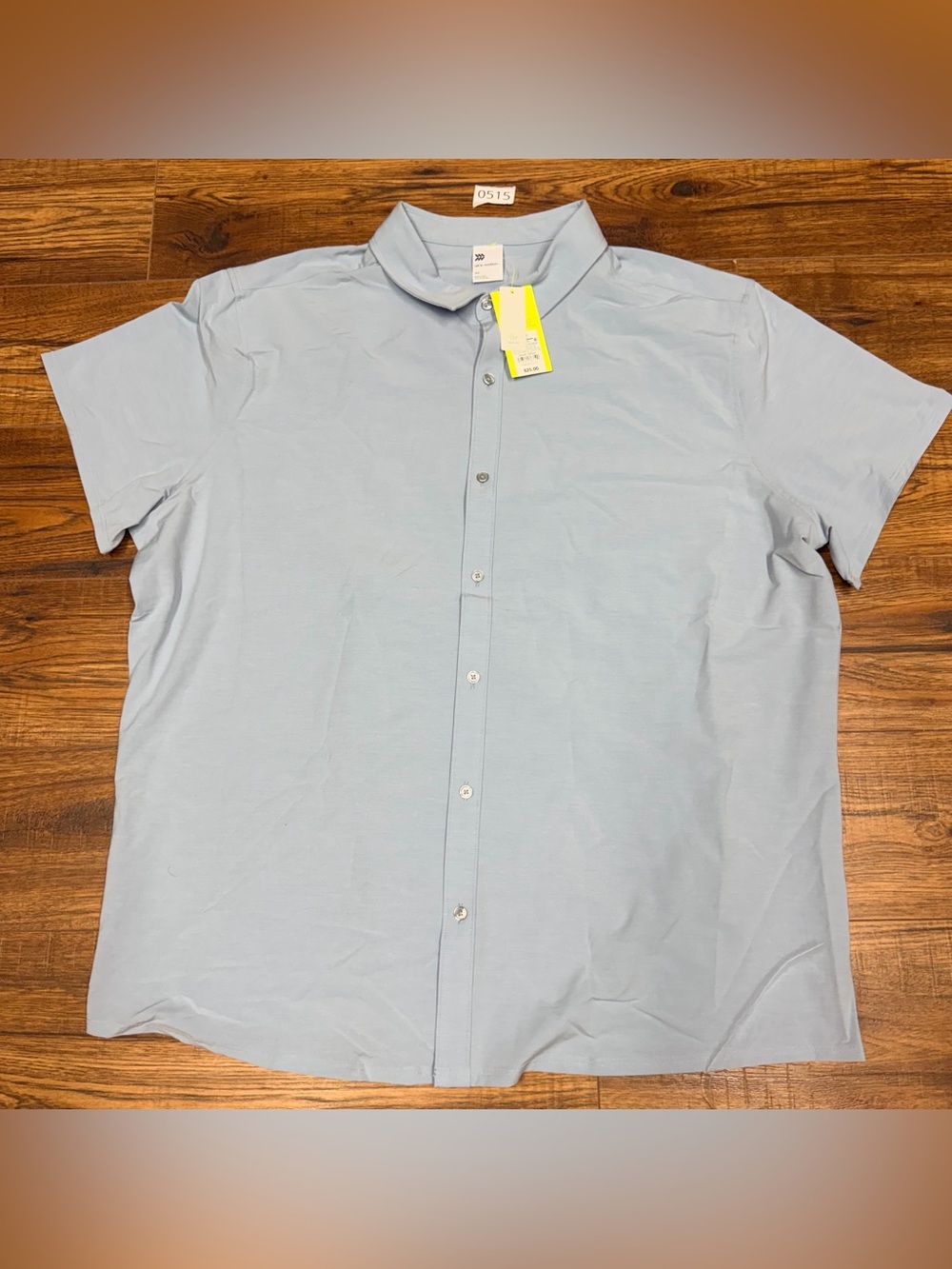 all in motion Light Blue Short-Sleeve Button-Down Shirt